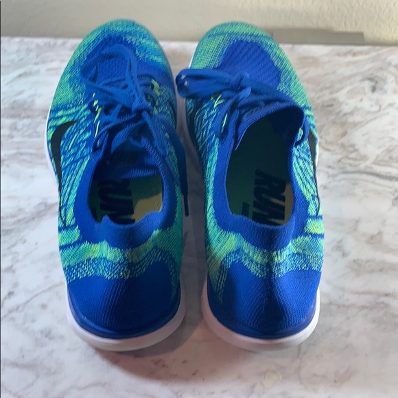 Nike Free 4.0 Flyknit 717075-400 running shoes - Picture 3 of 6